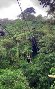Costa Rica Hochzeitsreise, Bewertung Costa Rica Reise, Ziplining Costa Rica