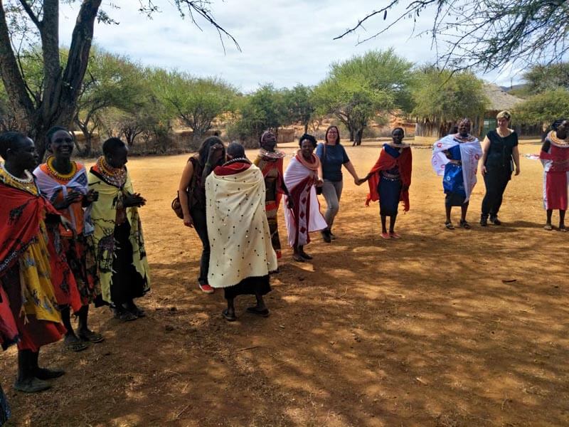 Kenia Individualreise, Frauenkooperative, Maasai Besuch