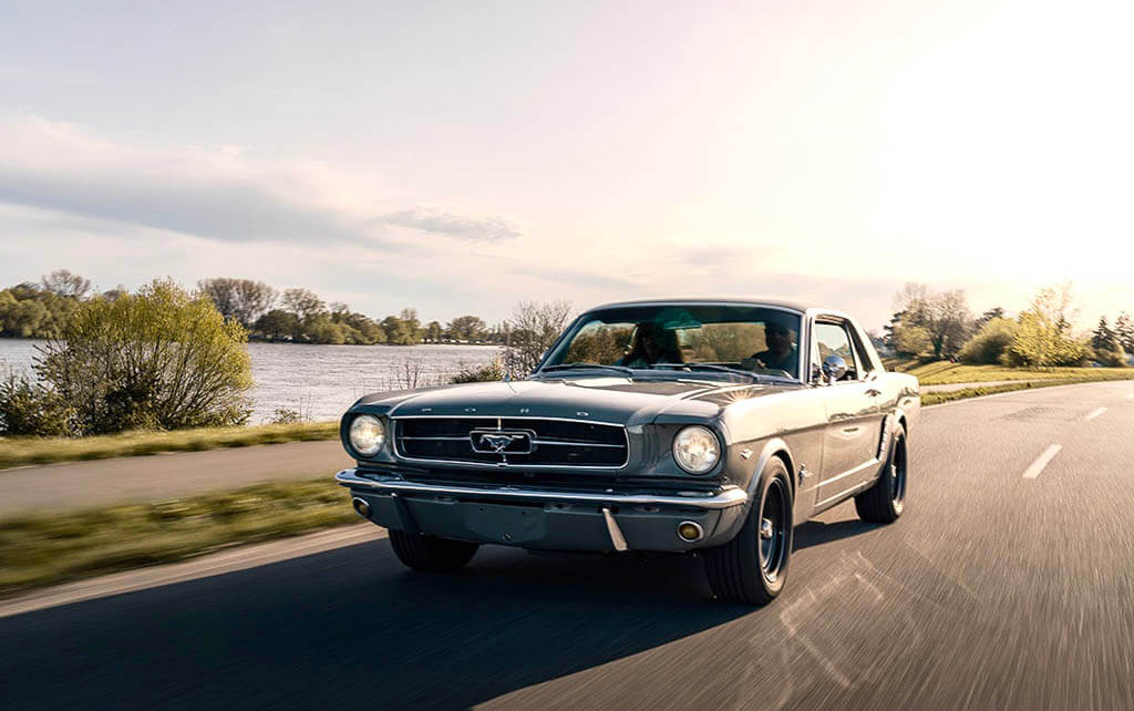 Oldtimer mieten Hamburg, Hochzeitsauto Hamburg, Ford Mustang mieten