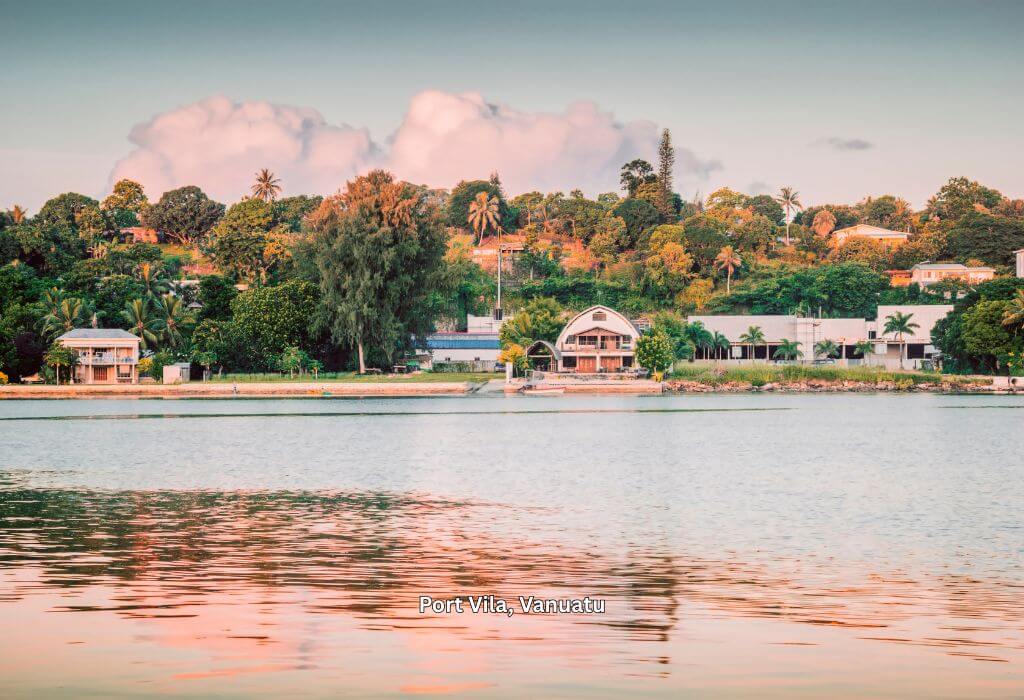 Port Vila in Vanuatu auf der großen Südsee Reise